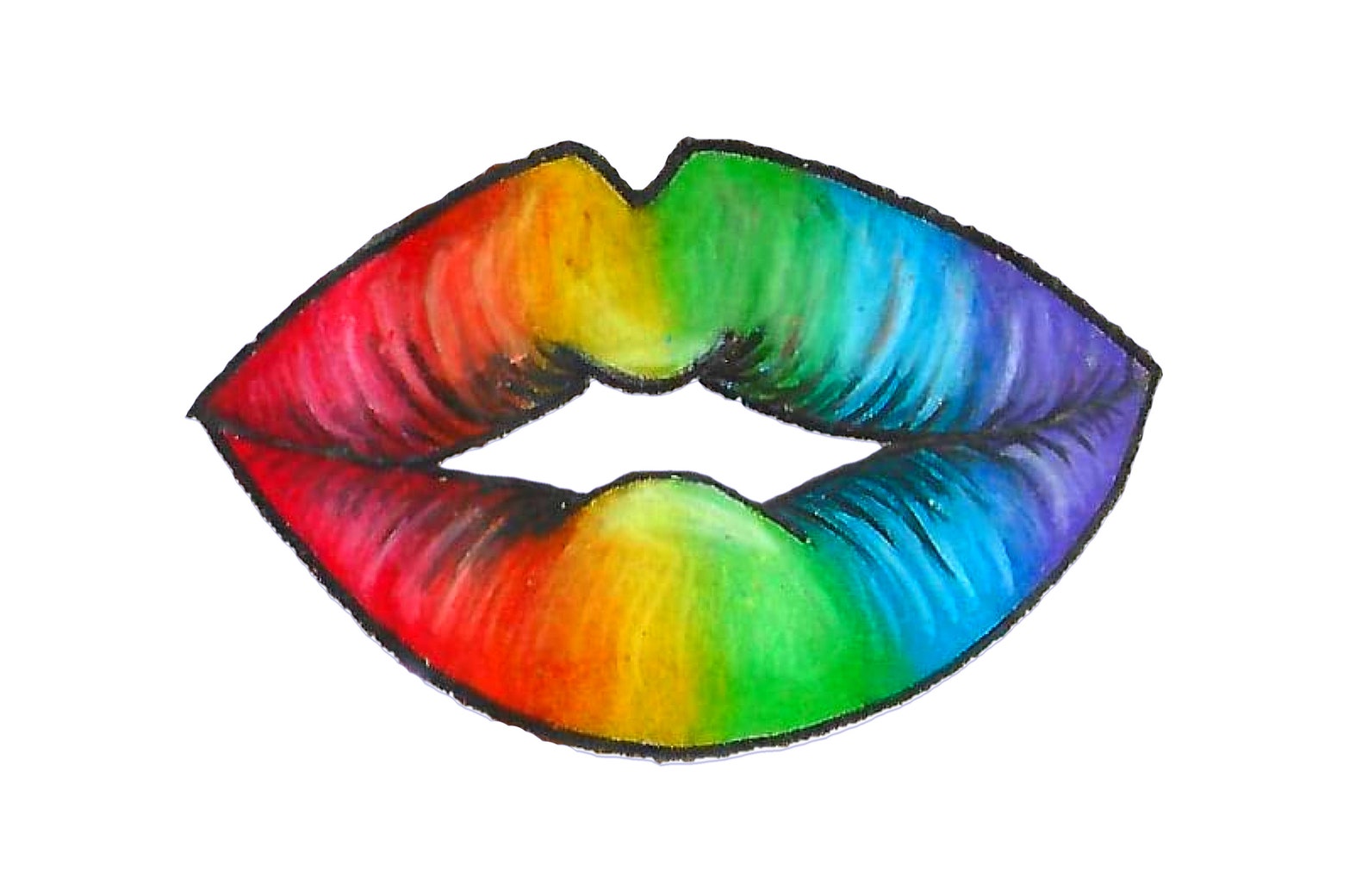 what is a rainbow kiss